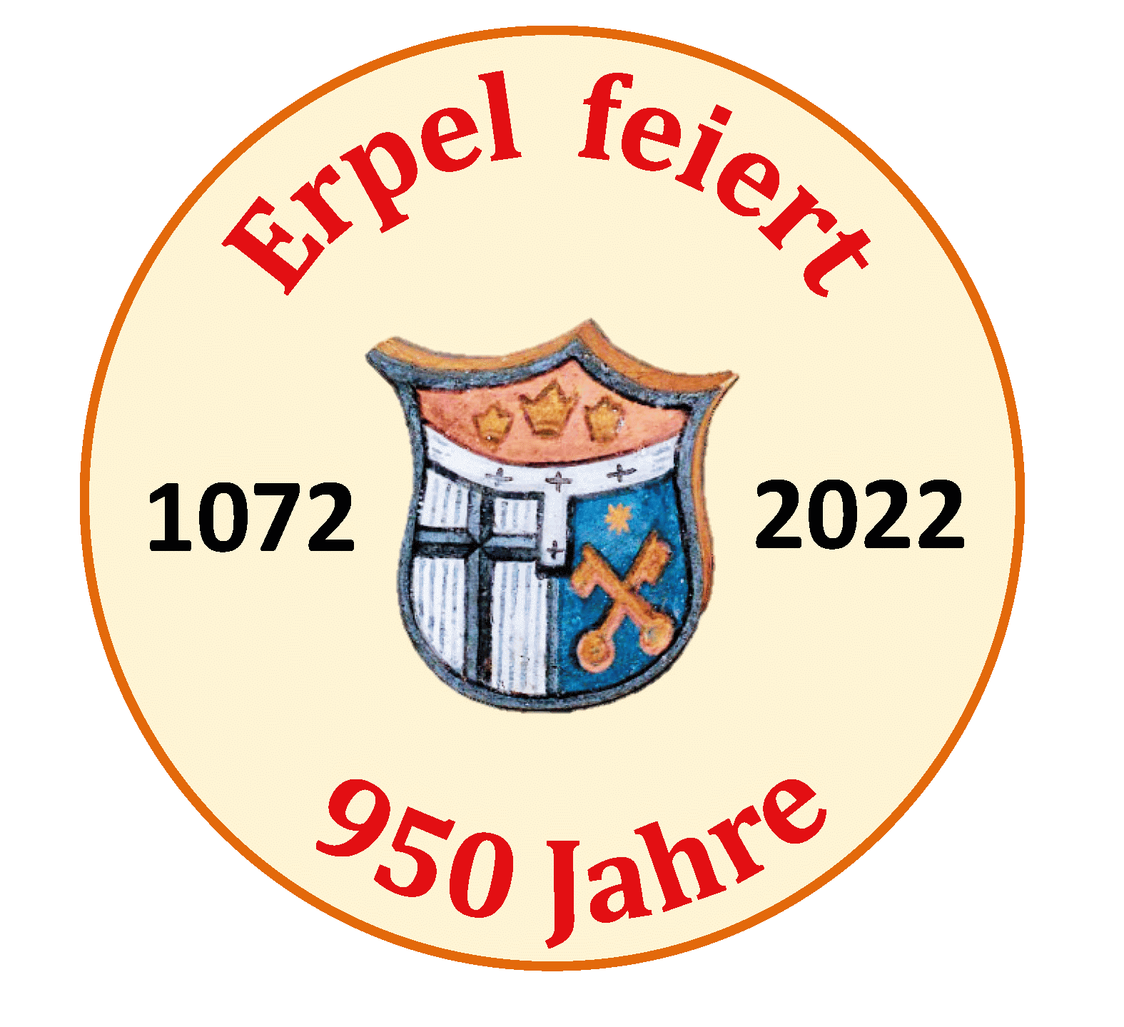 950 Jahre Button ausgeschnitten
